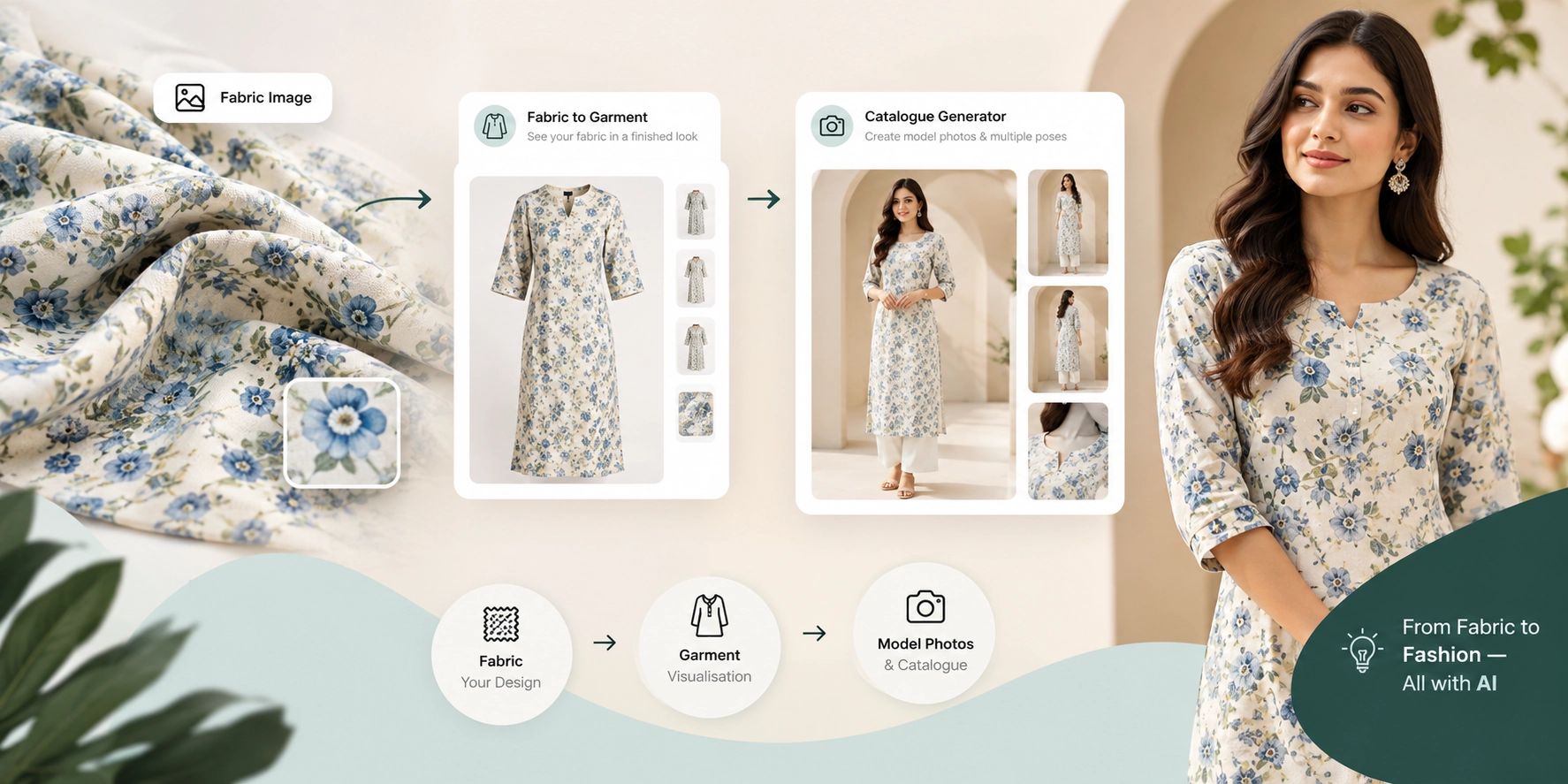 How to Use AI Fabric to Garment and Catalogue Generator Tools: A Step-by-Step Guide